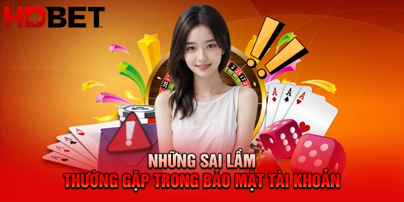 Những sai lầm thường gặp trong bảo mật tài khoản